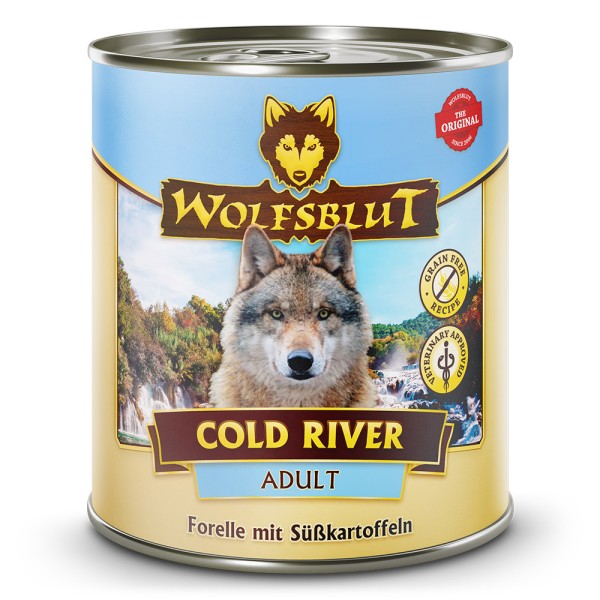 Wolfsblut Adult - Cold River - Forelle mit Süßkartoffeln 395g