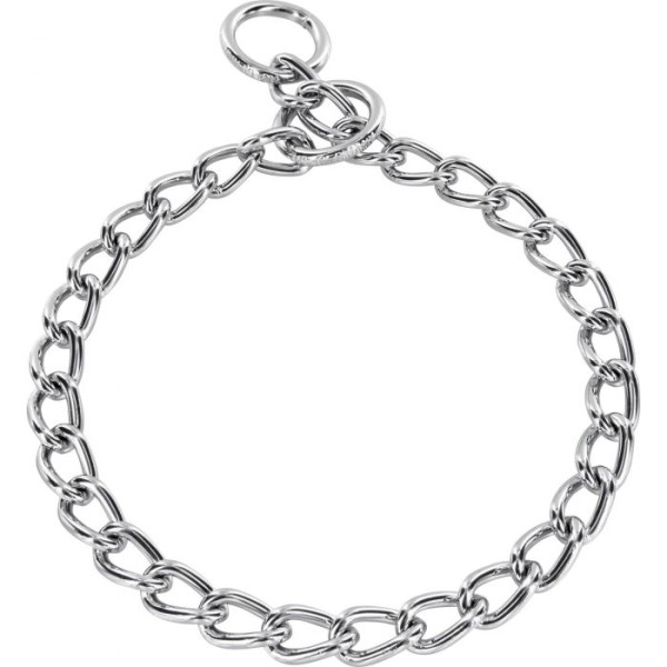 Sprenger - Halskette, runde Glieder - Stahl verchromt, 4,0 mm