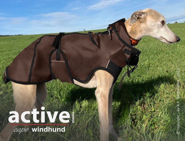 actionfactory - Active Cape Elastic Windhund Brown
