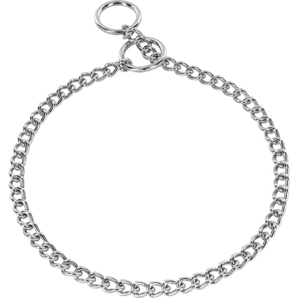 Sprenger - Halskette, runde, enge Glieder - Stahl verchromt, 3,0 mm