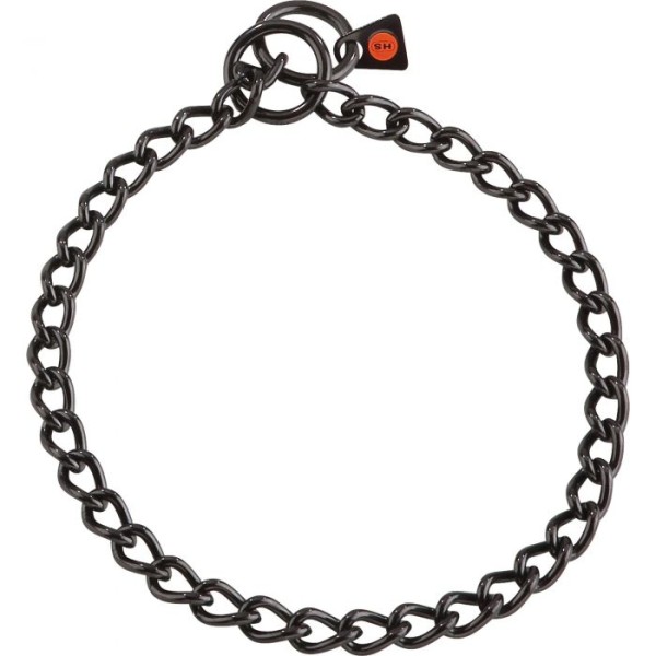 Sprenger - Halskette, runde Glieder - Edelstahl Rostfrei schwarz, 3,0 mm