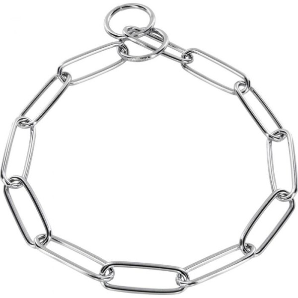 Sprenger - Halskette, langgliedrig - Stahl verchromt, 3,4 mm