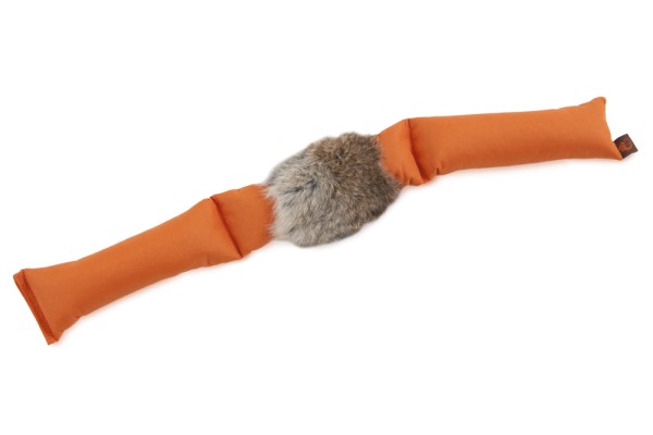 FireDog - Junior Dummy 3-teilig orange mit Kaninchenfellring 800g