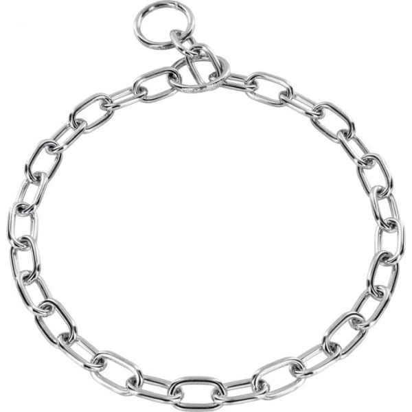 Sprenger - Halskette, medium - Stahl verchromt, 3,4 mm