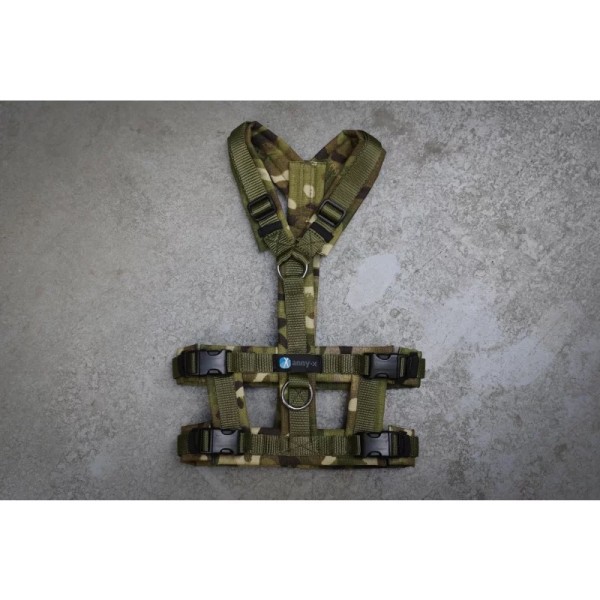 annyx - Brustgeschirr Safety limited Edition Camouflage/ Oliv_XS