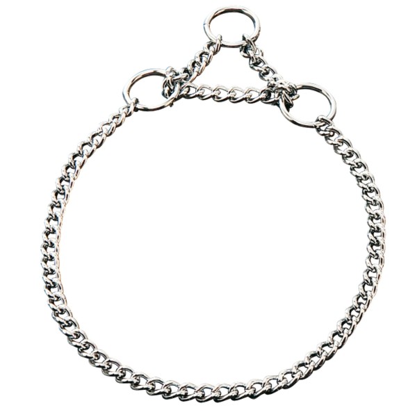 Sprenger - Halskette mit Zugbegrenzung - Stahl verchromt, 1,5 mm