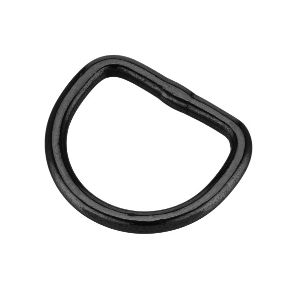 Sprenger - D-Ring - Edelstahl Rostfrei schwarz
