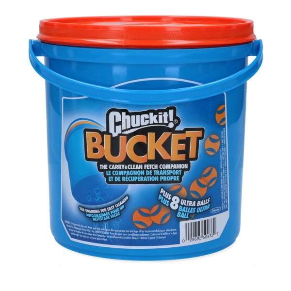 Chuckit - Bucket mit 8 medium Bällen