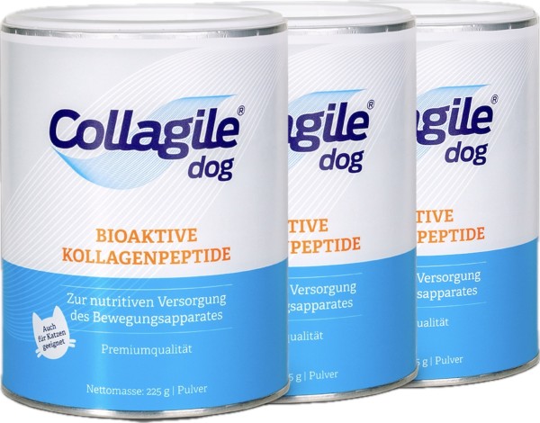 Collagile® dog- 3er-Pack- Hilft Gelenken auf die Sprünge