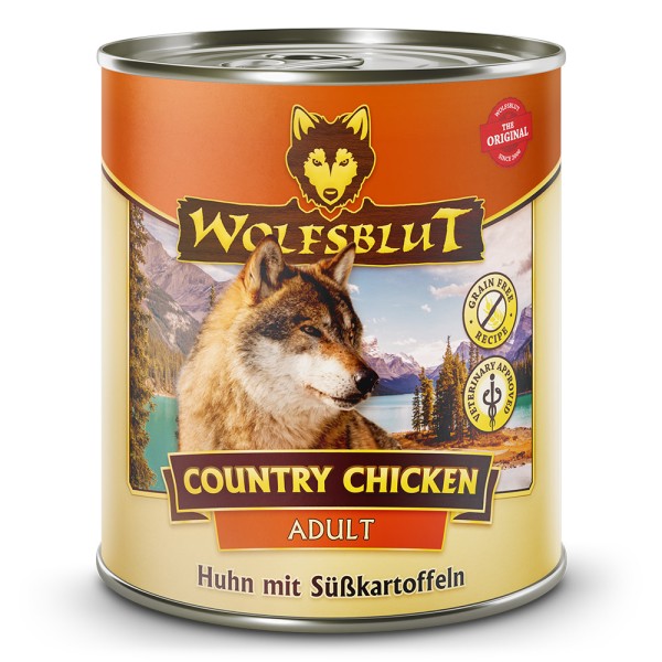Wolfsblut - Country Chicken Adult - Huhn mit Süßkartoffeln 800g