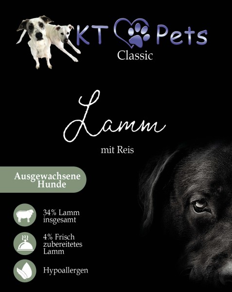 KT-Pets - Classic - Lamm mit Reis 10 kg