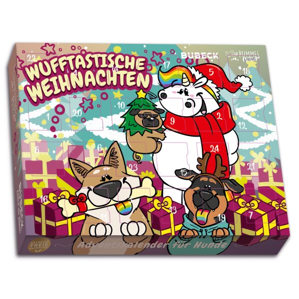 Bubeck - Pummeleinhorn Adventskalender 2025 - getreidefrei