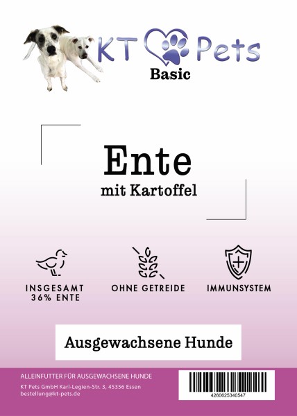 KT-Pets - Basic - Ente mit Kartoffel